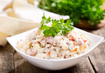 Оливье с курицей