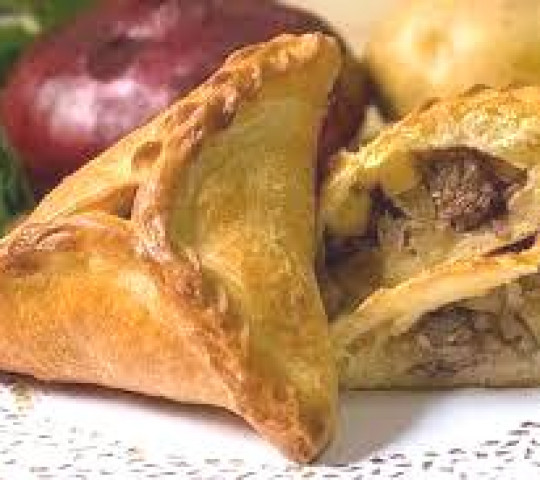 Эчпочмак с мясом и картофелем
